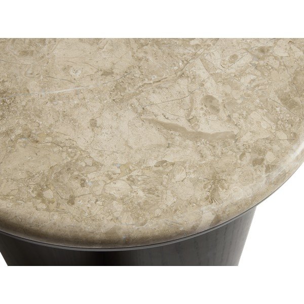 Okrugao pomoćni stol s mramornom pločom ø 45 cm Piazze – Unique Furniture-image-2