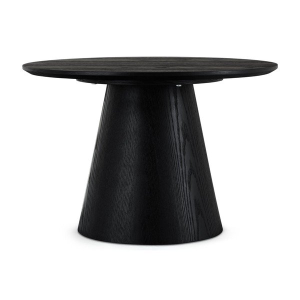 Crni stolić za kavu u dekoru hrasta ø 60 cm Tango – Furnhouse-image-2
