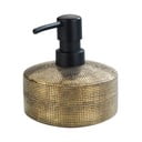 Keramički dozator za sapun ručno oslikan u zlatnoj boji Wenko Rivara, 400 ml