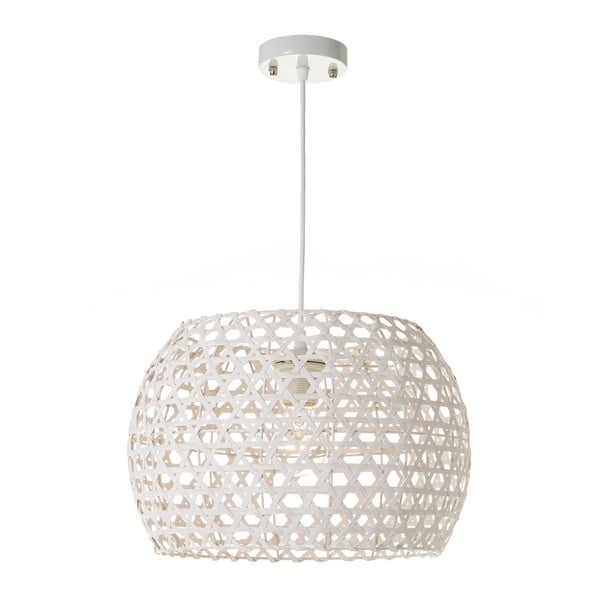 Krem viseća svjetiljka s bambusovim sjenilom ø 35 cm – Casa Selección