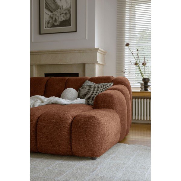 Kutna garnitura boja terakote (s desnim kutom/s ležaljkom) Shell – Miuform-image-4