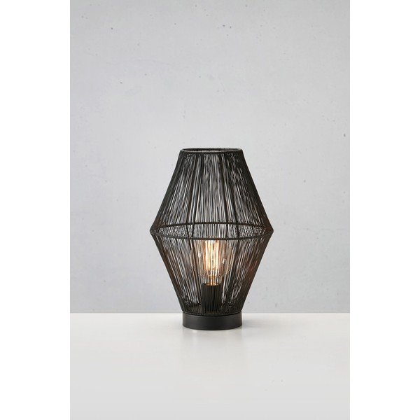 Crna stolna lampa s metalnim sjenilom (visina 38 cm) Casa – Markslöjd-image-1