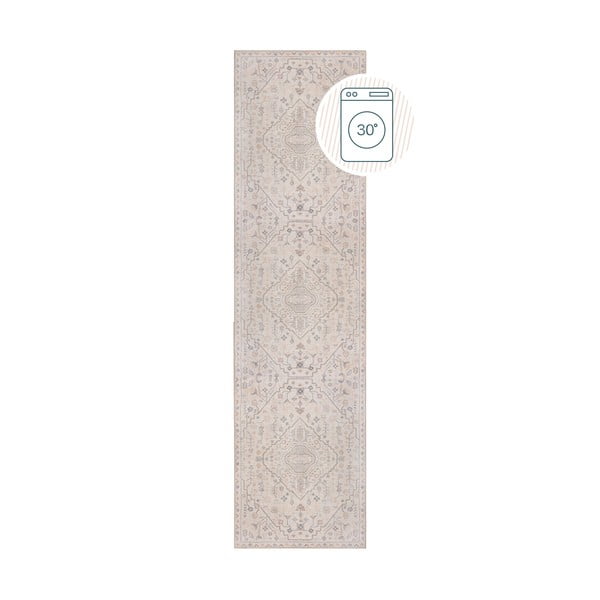 Krem periva staza 60x230 cm Teo Traditional – Flair Rugs