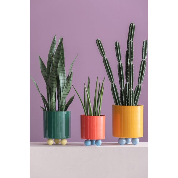 Metalna ukrasna tegla za cvijeće ø 18 cm Double Funky – PT LIVING-image-1