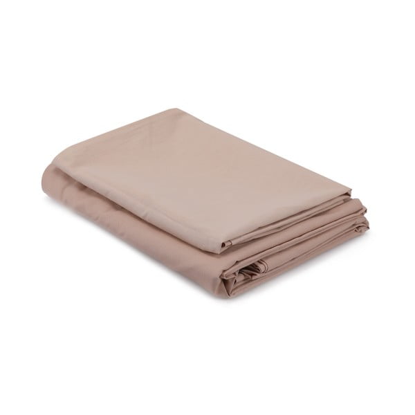 Bež pamučna posteljina za krevet za jednu osobu 140x200 cm – Mijolnir-image-2