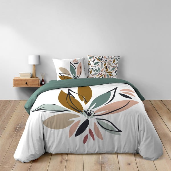 Bijela pamučna posteljina za bračni krevet/za produženi krevet 240x220 cm Octavia – douceur d'intérieur