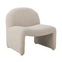 Krem fotelja od bouclé tkanine Neel – Bloomingville