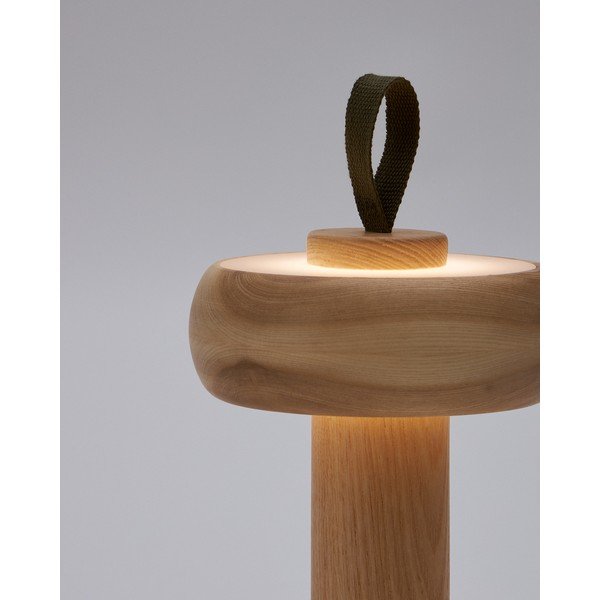 LED stolna lampa s mogućnosti zatamnjivanja u prirodnoj boji (visina 30 cm) Luba – Kave Home-image-2