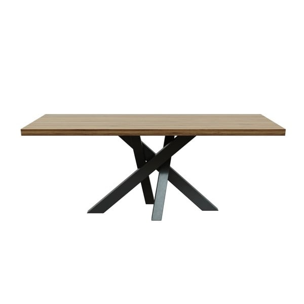 Blagovaonski stol od hrastovog drveta MESONICA Potok, 100 x 200 cm