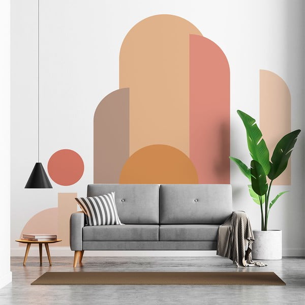 Zidna naljepnica 250x200 cm Abstract Sunset - Ambiance