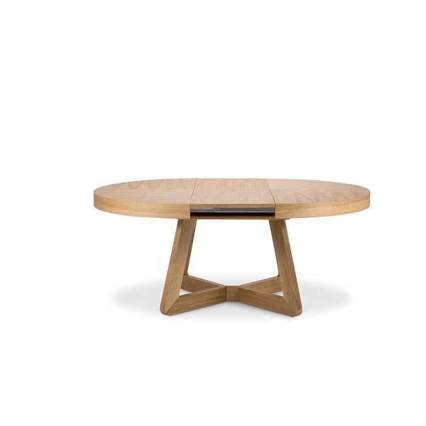 Blagovaonski stol na razvlačenje s hrastovim nogama Windsor & Co Sofas Bodil, ø 130 cm-image-3