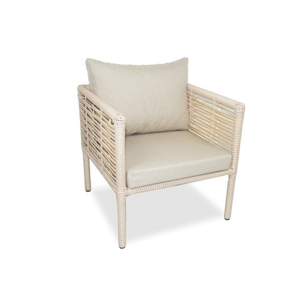 Krem vrtna garnitura od umjetnog ratana za 4 osobe Newyork 160 – Floriane Garden-image-2