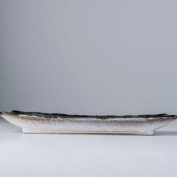 Plavi keramički tanjur za serviranje MIJ Sky, 29 x 12 cm-image-1