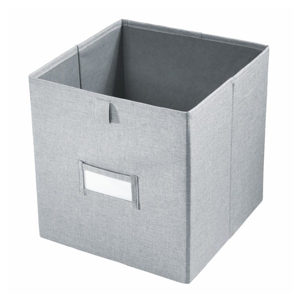Siva kutija za pohranu iDesign Codi, 38,1 x 26,6 cm