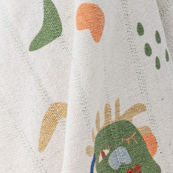 Krem deka za bebe od recikliranog pamuka 130x160 cm Sylvie – Bloomingville Mini-image-3