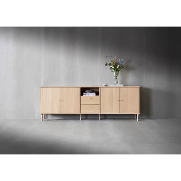 Niska komoda u dekoru hrasta 220x76 cm Mistral - Hammel Furniture-image-1