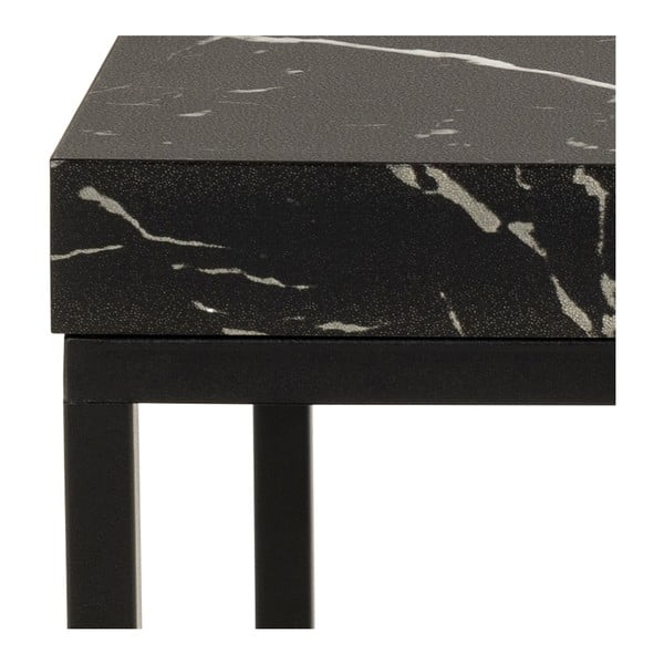 Pomoćni stol s pločom stola u mramornom dekoru 40x40 cm Barossa – Actona-image-4