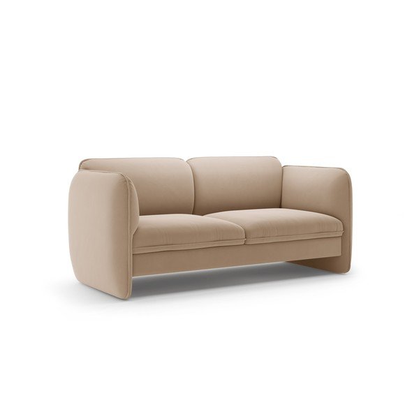 Smeđa baršunasti sofa 168 cm Georgia – Micadoni -image-2