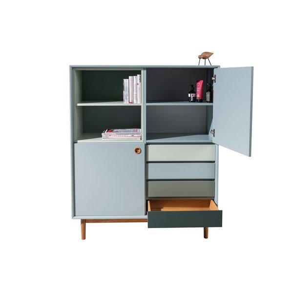 Svijetlozelena komoda Tom Tailor Color Box, 114 x 137 cm-image-2