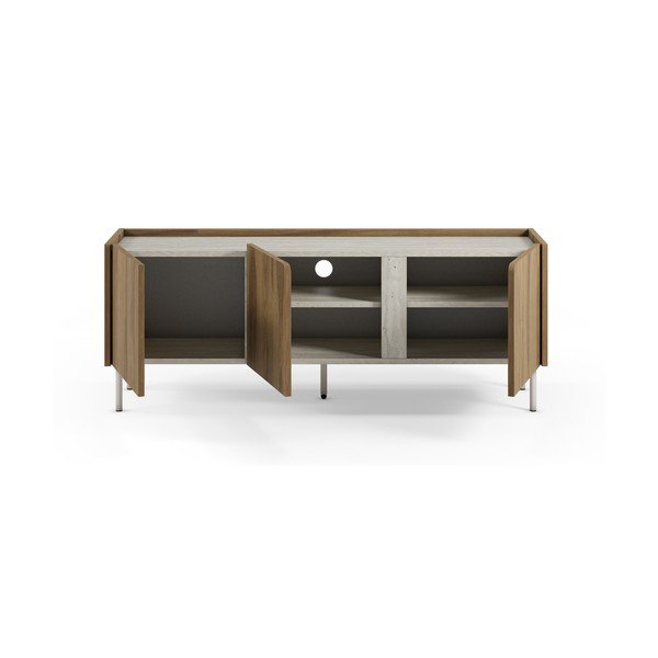TV komoda u dekoru hrasta u prirodnoj boji 140x54x35,5 cm Lucile – Marckeric-image-2