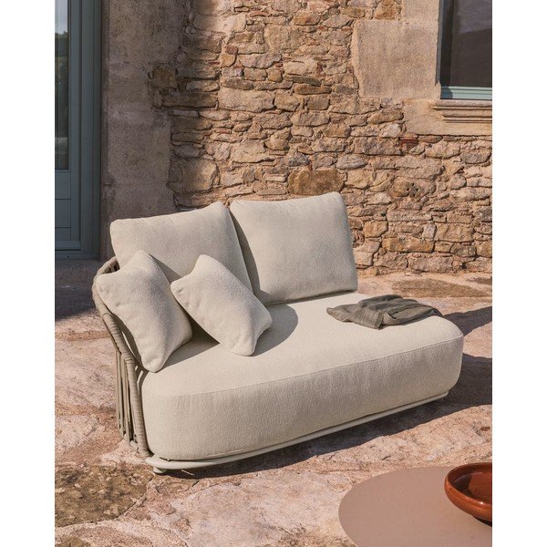 Bež/smeđe-sivi vrtni modularni kauč 170 cm Osani – Kave Home-image-1