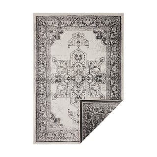 Crno-krem vanjski tepih NORTHRUGS Borbon, 80 x 150 cm