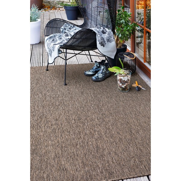 Smeđi vanjski tepih 160x80 cm Vagabond™ - Narma-image-1