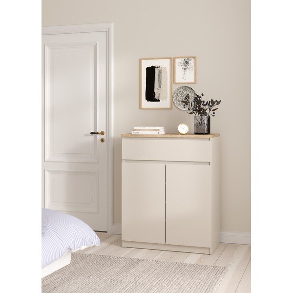 Krem komoda 80x100x40 cm Naia – Tvilum-image-1