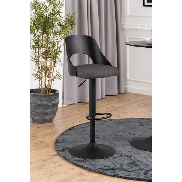 Tamno sive barske stolice u setu podesive visine 2 kom (visine sjedala 84 cm) Lucy – Actona-image-2