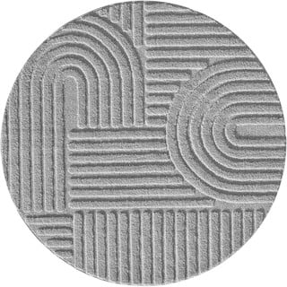 Svijetlo sivi okrugli tepih ø 120 cm Art – Ayyildiz Carpets