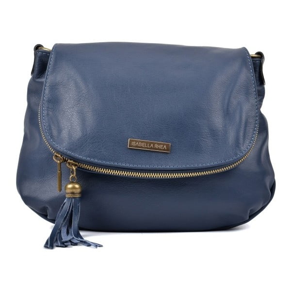 Plava kožna torbica Isabella Rhea Dunia