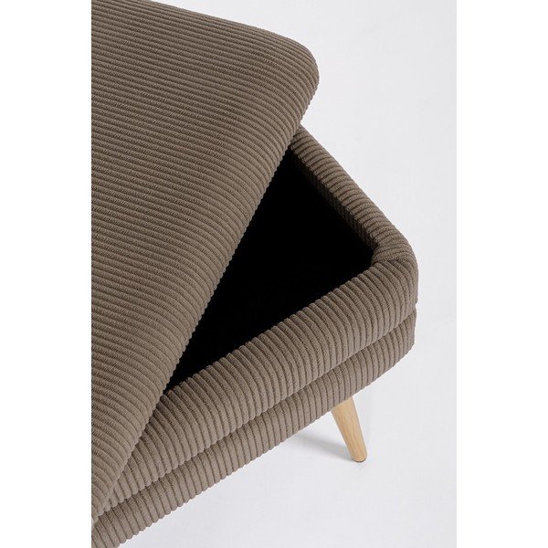 Smeđe-siva podstavljena klupa Olga – Bizzotto-image-1