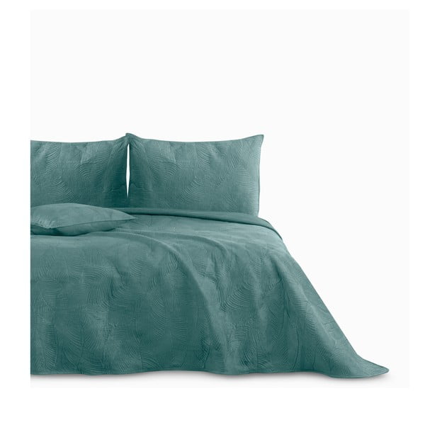 Tirkizni prekrivač za bračni krevet 200x220 cm Palsha - AmeliaHome