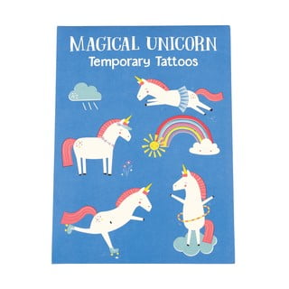 Set s 2 lista za privremene tetovaže Rex London Magical Unicorn