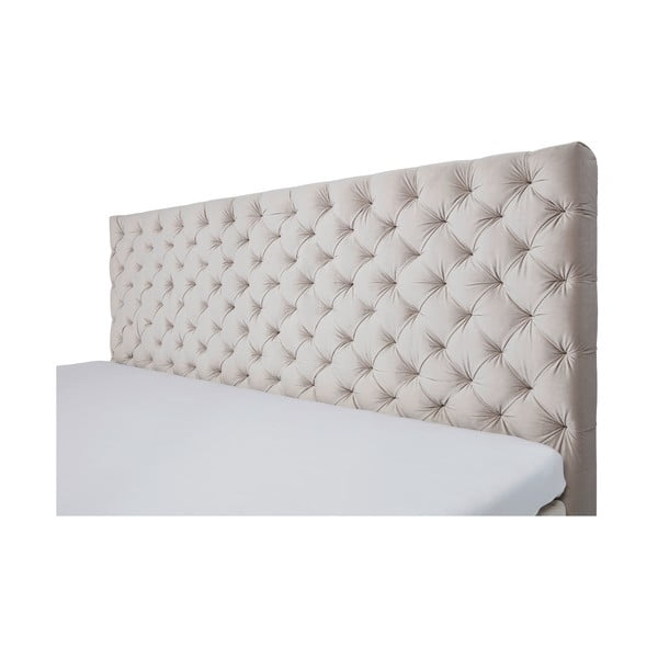 Bijeli/krem boxspring krevet 200x200 cm La Maison – Meise Möbel-image-1