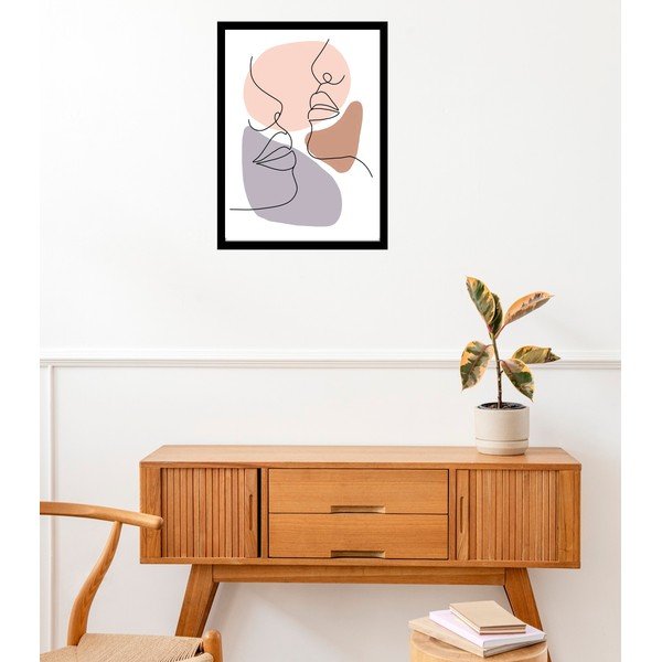Plakat 29x41 cm Woman Face Line – Veronika Boulová-image-1