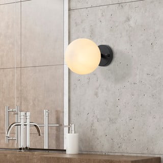 Crno-bijela zidna lampa ø 15 cm Atmaca – Opviq lights