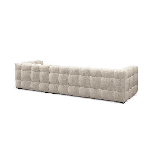 Bež baršunasta kutna garnitura Windsor & Co Sofas Vesta, desni kut-image-4