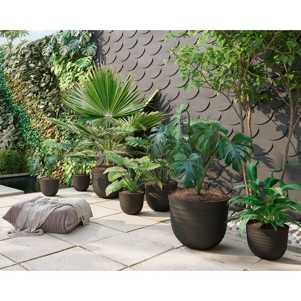 Tegla za cvijeće od reciklirane plastike ø 30 cm Havana – Artevasi-image-1