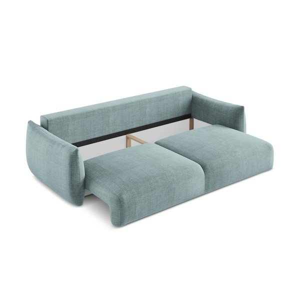 Plava sklopiva sofa 230 cm Leila – Makamii-image-4