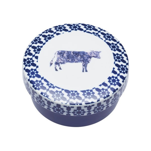 Plavo-bijela posuda s poklopcem za Kitchen Craft Artesa sir, 13 x 5 cm