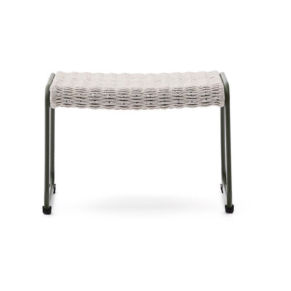 Prljavo zeleni vrtni tabure Maurina – Kave Home-image-2