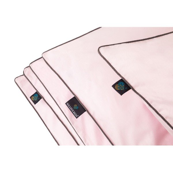 Ružičasta navlaka za poplun za bračni krevet/za produženi krevet od egipatskog pamuka 200x220 cm Peonia – WeLoveBeds-image-1