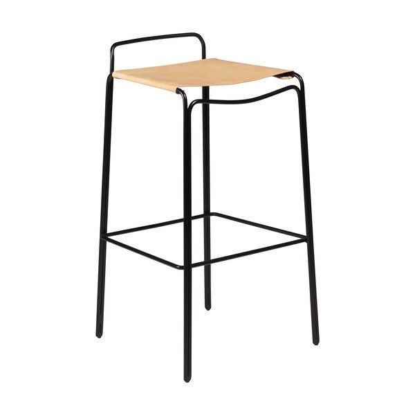 Smeđa barska stolica (visine sjedala 77 cm) Paz – DAN-FORM Denmark
