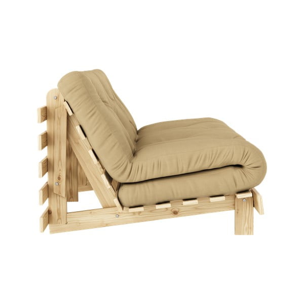 Žuti kauč na razvlačenje 160 cm Roots - Karup Design-image-4