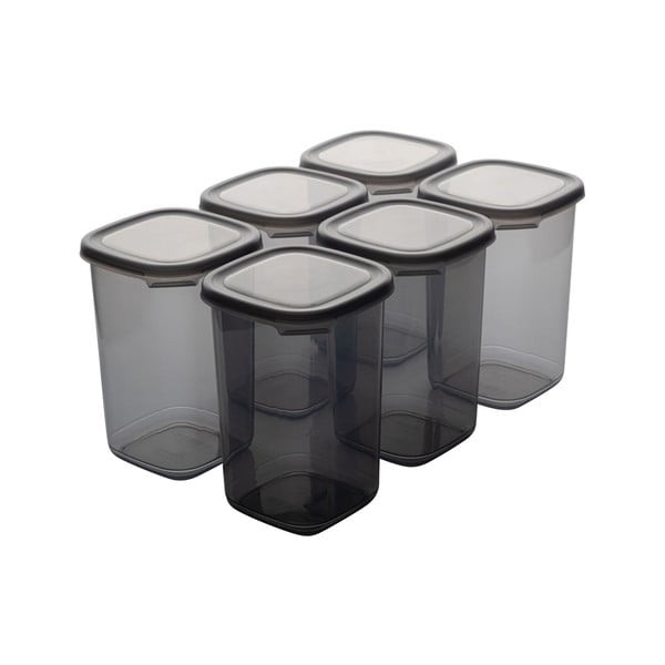 Posude za namirnice u setu 6 kom za čuvanje hrane Fresco – Hermia