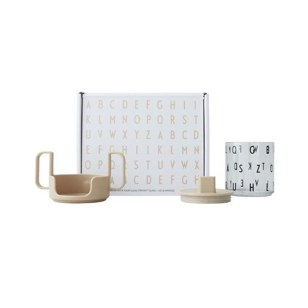 Bež dječja šalica Design Letters Grow With Your Cup-image-2