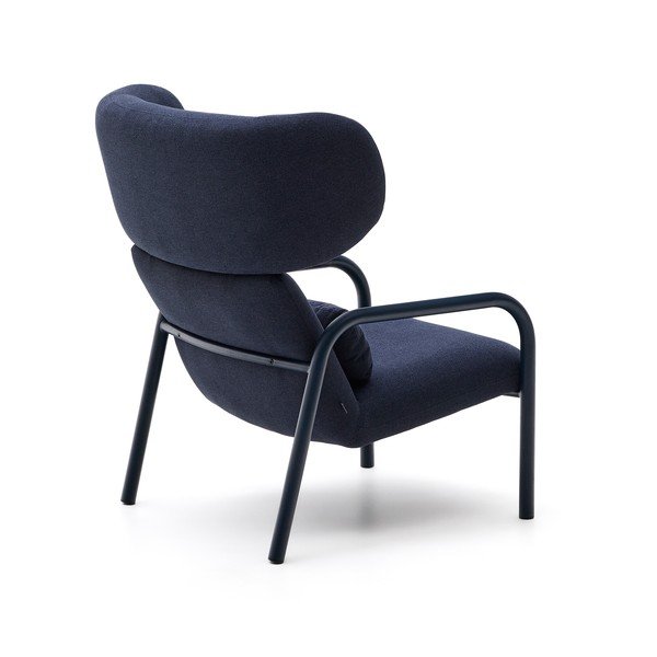 Tamno plava fotelja Inari – Kave Home-image-4