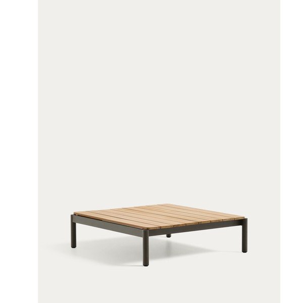 Vrtni stolić za kavu od masivne tikovine 89x91 cm Sorells – Kave Home-image-4