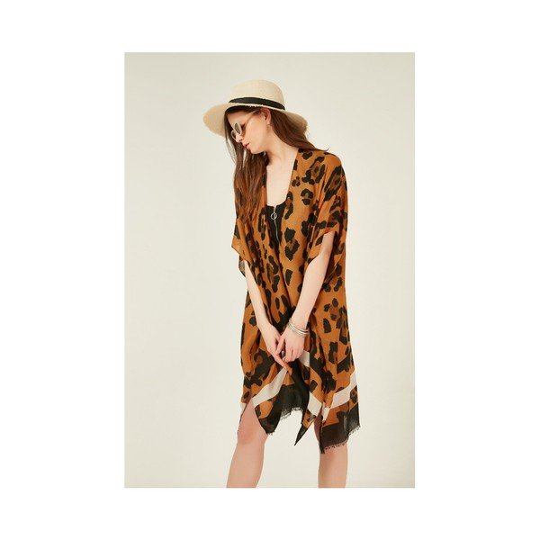 Alexander McKensey Leopard ženski karirani preko kupaćeg kostima-image-1
